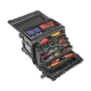 Peli 0450 Protector Mobiler Werkzeugwagen, 6-Schubladen-Konfiguration, in Schwarz