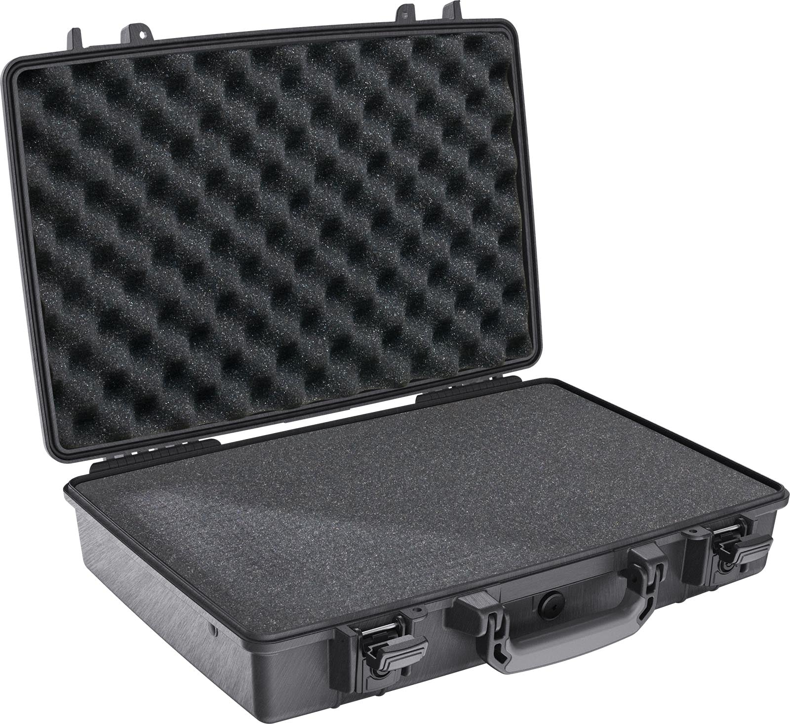 Peli 1490 laptop case interior with Pick N Pluck foam – black
