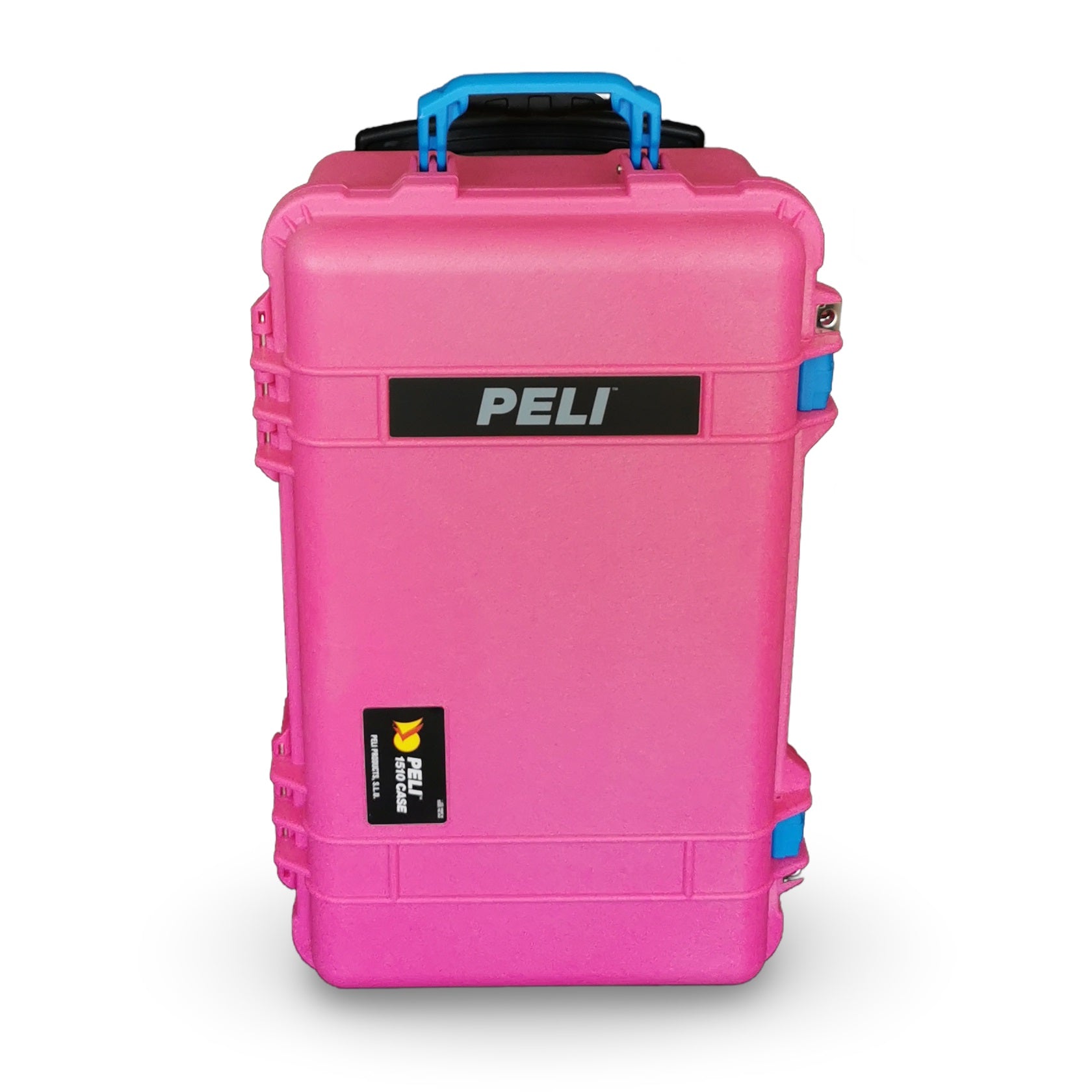 transport-case-pink-peli-1510-blue-handles
