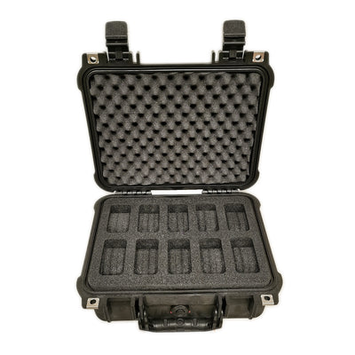 Case, trunk, box, container for 10 watches based on Peli 1400