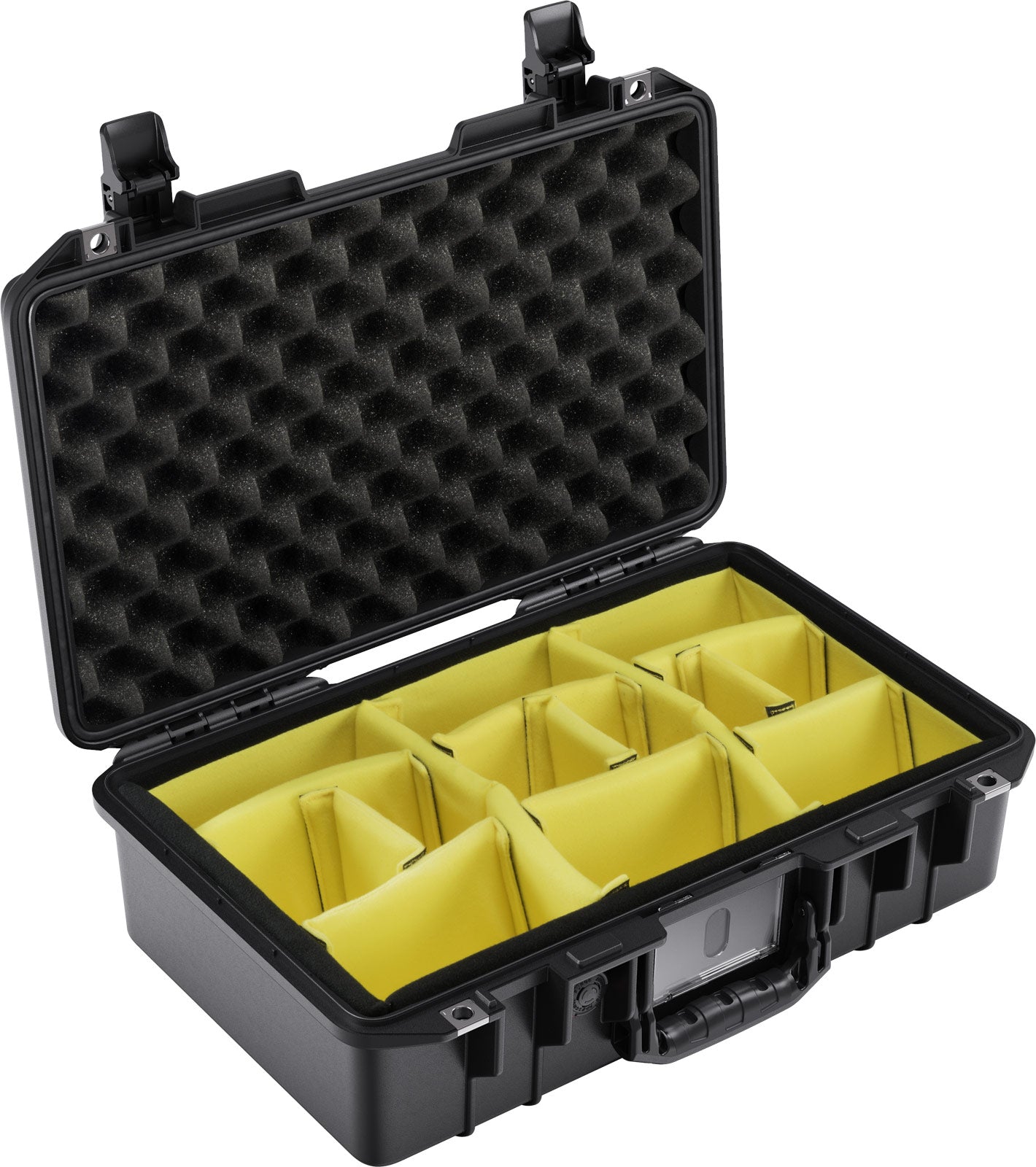 Peli Air 1485 interior with padded dividers